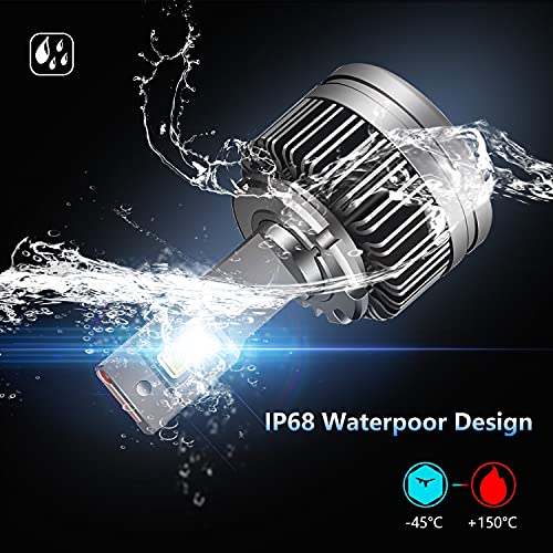 WinPower D3S LED Koplampen D8S 42V 90W 16000LM 6000lm Wit HID Led-conversiekit Rechtstreeks aansluiten op originele… - Afbeelding 6