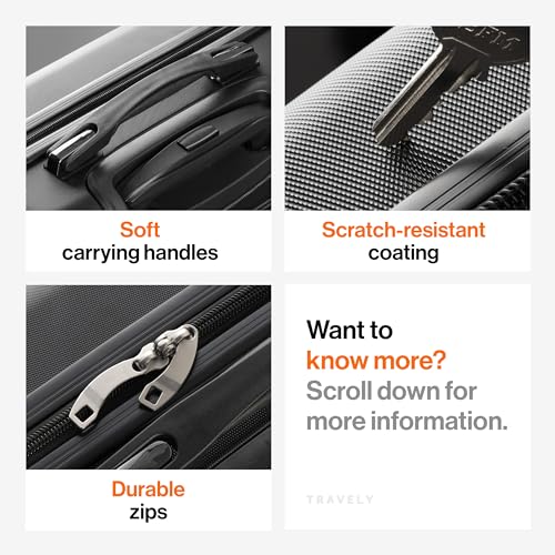 Ryanair Approved 20-Inch Polycarbonate Cabin Suitcase - 36L - Image 7