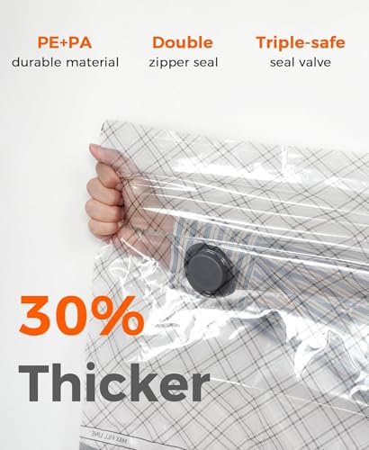 Image of 15pcs Vacuum Seal Bags for Clothing Travel, Cordless Pump, Carry-on Size Compression Packing Bags, 4000Pa Suction & 2000mAh Battery, Vacuum Storage Bags for Clothes, Luggage, Suitcase, Space Saver