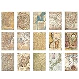 GoldRock 30 Stück Scrapbooking Papier Deko,20x14cm Scrapbooking Zubehör,Scrapbook Papier,Vintage Bastelpapier,Journal Papier,Scrapbooking Papier für Notizbuch Kalender Fotoalbum Tagebuch.