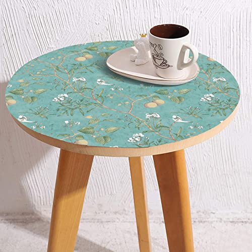 Floral Peel And Stick Wallpaper Contact Paper: Vintage Removable Wallpaper Bird Stick On Wallpaper 17.7 X 118.1 Inch Self Adhesive Green Wallpaper #TOP3