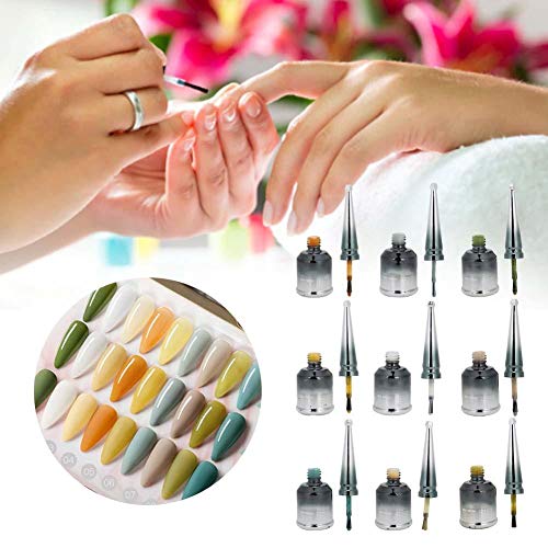 9pcs 15ml Nagellack Nail Art Gel DIY UV Gel Herbst Winter Nagellack Nagel Gel UV Gel Nagellack Langlebig DIY Nail Art UV… – Bild 6