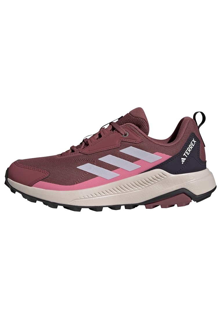 adidas Womens Terrex Anylander Hiking Shoes Non-Football Low, Burgundy/Silver Dawn/Pink Fusion, 9.5 UK