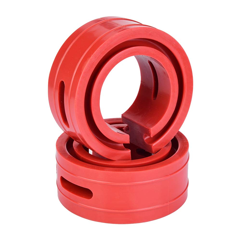 2pc Car Shock Absorber Buffer Spring Bumper Cushion Rosso TPE Type A-F(C)