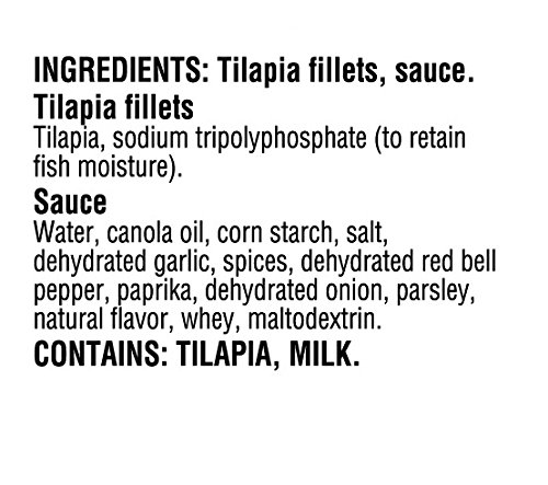 Gorton's, Grilled Tilapia, 6.3 oz (Frozen)