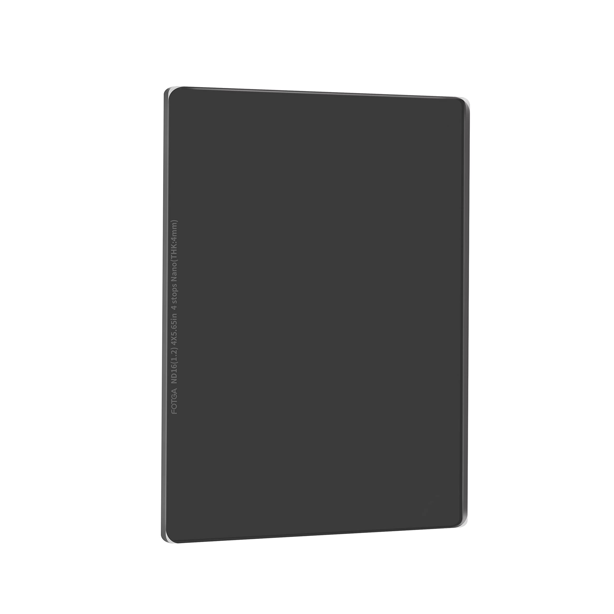 Pro Glass Cine 4X5.65 ND16 1.2 - Filtro de densidad neutra (4 paradas, revestimiento nano MC, 4 mm, filtro ND de 4 mm de grosor, para caja de filtro, soporte para maquetas de filmación, vídeo)