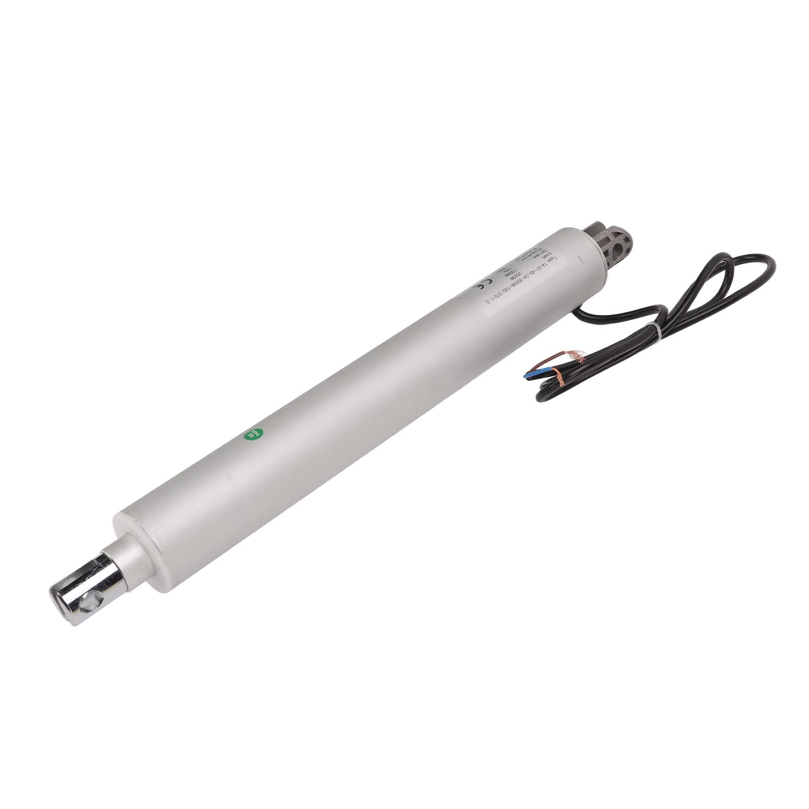 FTVOGUE Attuatore Elettrico Lineare con Corsa da 100 Mm, Attuatore di Movimento Tubolare in Lega di Alluminio, 3000 N Ad Alta velocità per, Rimorchi e Apparecchiature Mediche (12V)