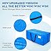 AlexHome Heavy Duty Extra Large Moving Bags,Storage Totes for Moving,Reusable Plastic Moving Boxes,Packing and Moving Supplies,Cloth Containers (Set of 7)