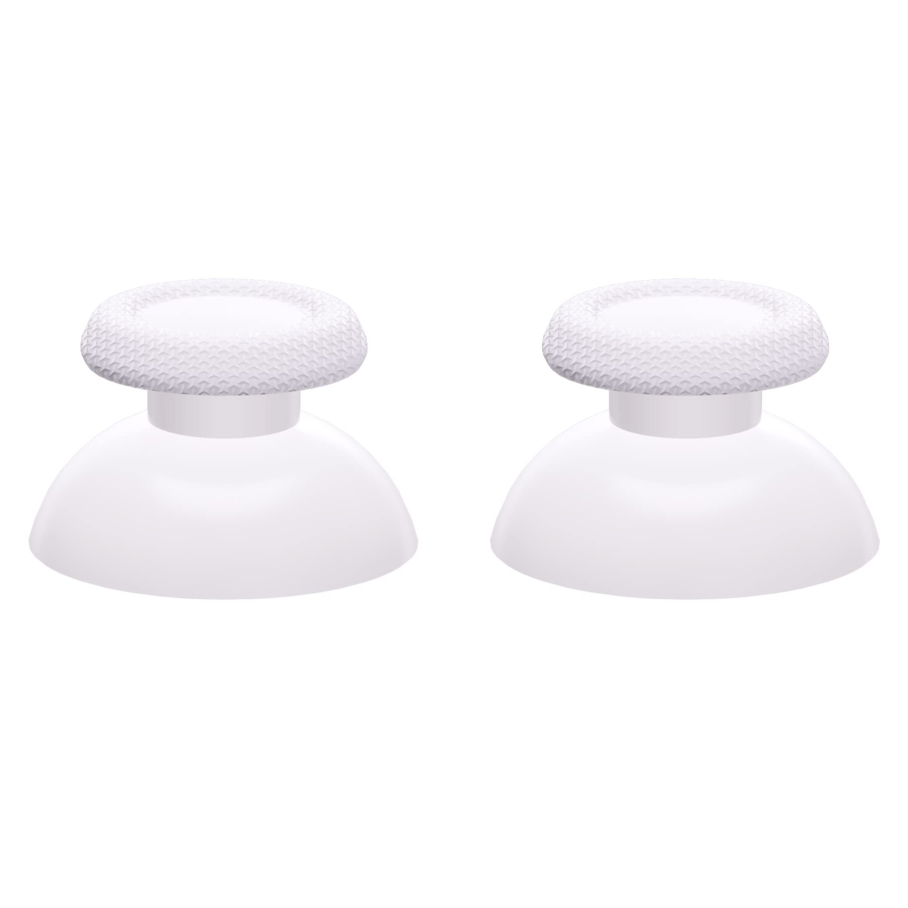 eXtremeRate Joystick pour ps5 Manette Accessoires,Stick Analogique pour ps4 Manette,Bâtons de Pouce-Blanc Neige - 5