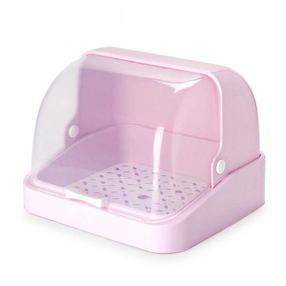 Scolapiatti per biberon, multifunzione, portatile, con coperchio anti-polvere, organizer per la casa e la cucina