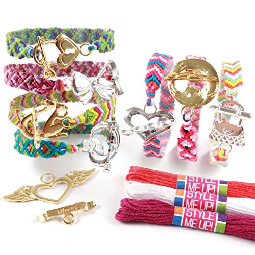 Style Me Up - Creative Friendship Bracelet Making Kit for Girls, Craft Kit for for Jewelry Making - SMU-603