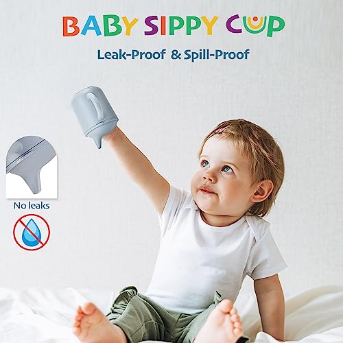 Leeleelon ® Silicone Baby Sippy Cup 6-18 Months thumb #2
