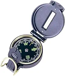Nautika Bussola Tour, Visada Dobrável, Argola em D Para Melhor Fixação Em Mochilas Ou Coletes, Prática, Leve e Compacta, Feita De Plástico ABS Resistente, Excelente Para Todos Os Momentos