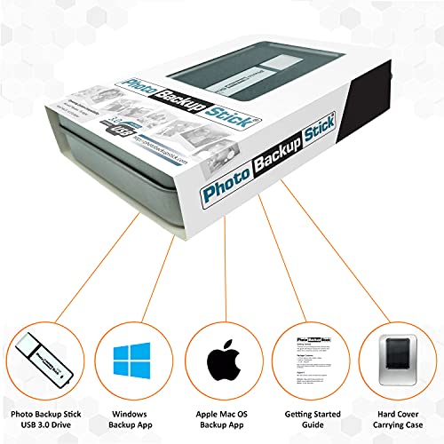 Foto-Backup-Stick für Computer – Bild- und Video-Backup-Tool USB 3.0 (128 GB) – Bild 3