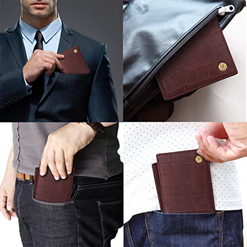 Image of WildHorn Rfid Protected Leather Wallet For Men, Brown