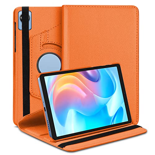 Image of TGK Rotating Cover Case for Realme Pad Mini 8.7 Inch Tablet (Orange)