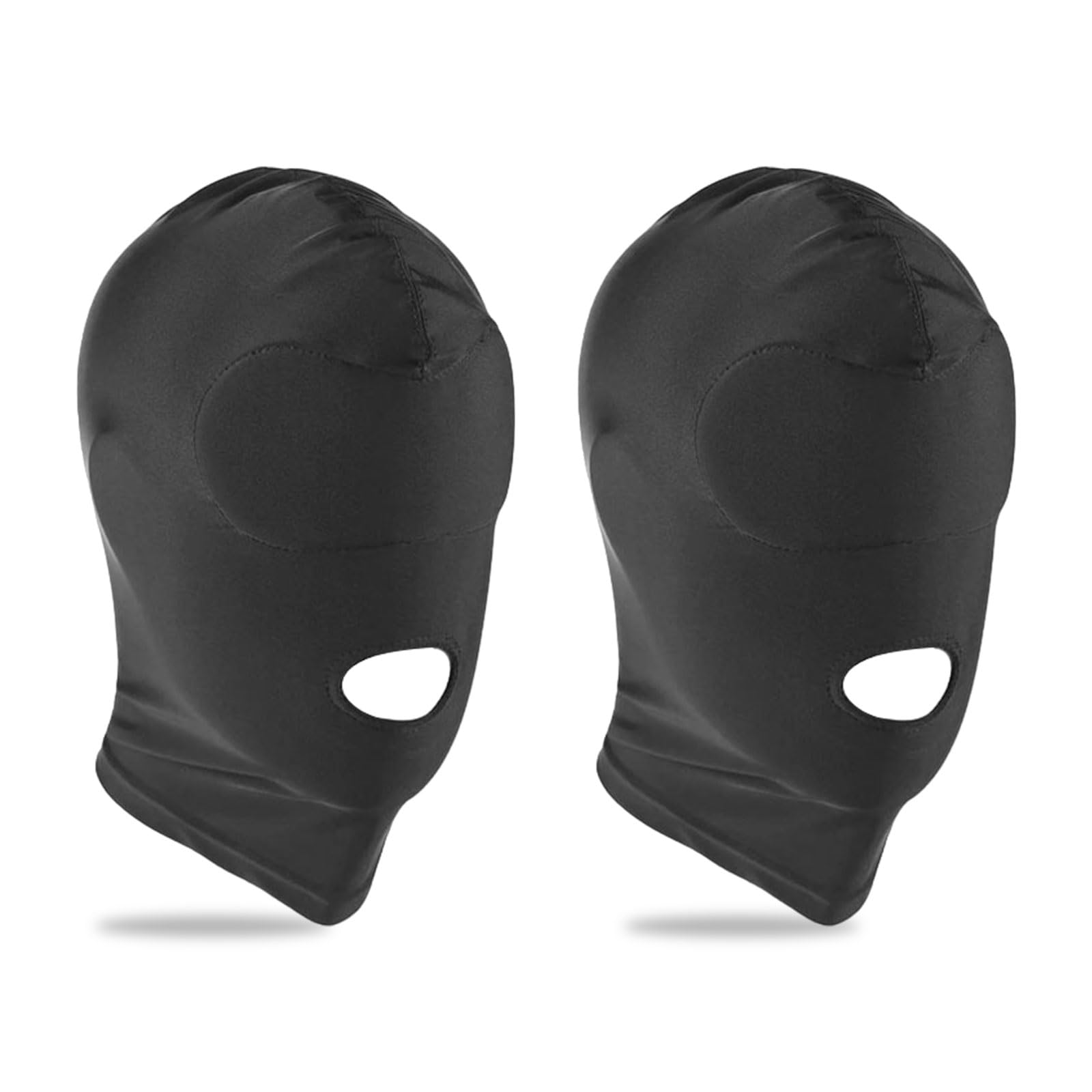 2 Pcs Full Cover Hood Mask, Breathable Elastic Head Mask Opened Mouth Eye protection Face Mask Adult Men Women for Cosplay Carnival Dress-up