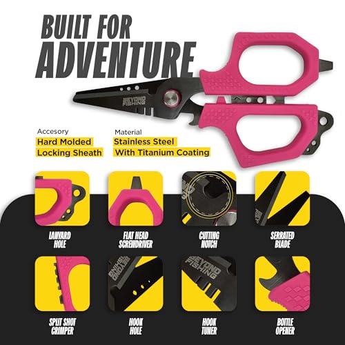 Beyond Fishing Pro Shears 6.5 in - Pink - image 2