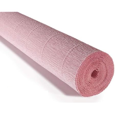 Rouleau Papier Crépon 180g Blanc 50x250cm - Qualité Supérieure Italienne Pour Fleurs, Décorations, Emballage