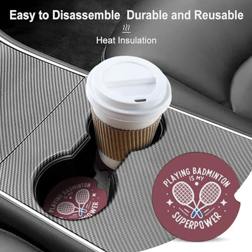 4PCS Posavasos para portavasos de auto 2.6 pulg miniatura 4