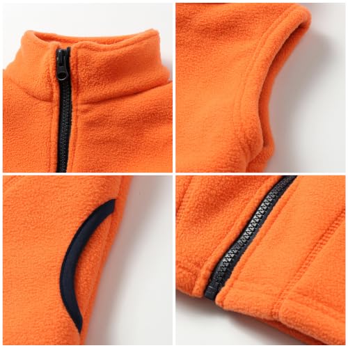Image of Mud Kingdom Boys Girls Polar Fleece Vest Winter Thick Warm Outerwear Funny Cartoon