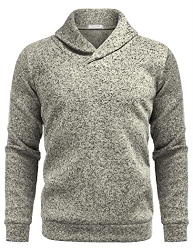 COOFANDY Men's Slim Fit Shawl Collar Sweater #TOP23