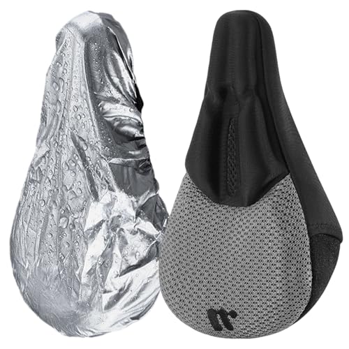 Almohadilla para sillín | Cojín de asiento antideslizante, accesorios reutilizables para bicicleta de montaña, almohadilla transpirable para actividades al aire libre