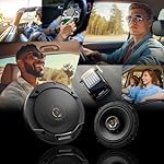 Kenwood KFC-1666R Road Series Car Speakers (Pair) - 6.5" 2-Way Car Coaxial Speakers, 300W, 4-Ohm Impedance, Cloth Woofer & Balanced Dome Tweeter, Heavy Duty Magnet Design - Image 3