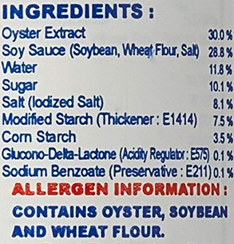 Mae Krua Oystersauce, 1. Qualität, (30% Austernextrakt) 2er Pack (2 x 300 ml Packung)