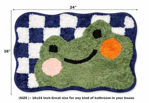Image of HOMEKART Microfiber Bath Mat 2000 GSM, Super Soft & Absorbent Anti-Skid Bathroom Floor Mat, Quick Dry Door Mat for Bathroom, Bedroom & Kitchen (40x60 cm, (Black)