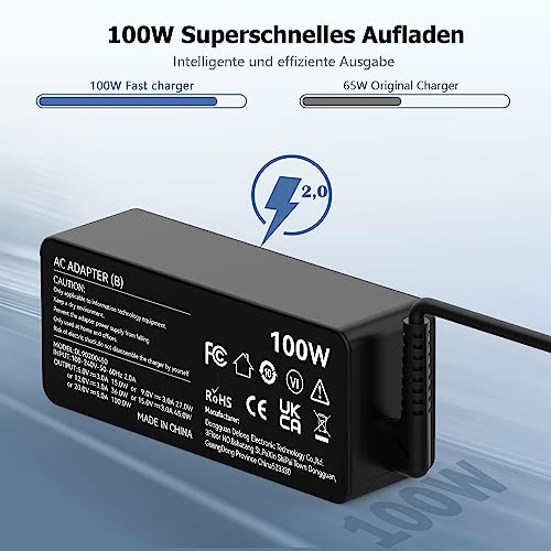 Chargeur USB C 100W Alimentation Type C Ordinateur Portable Adaptateur – vue 5