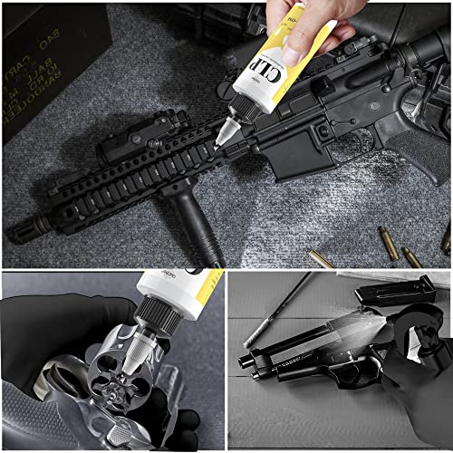 Gun Oil 4 Oz & 4 Oz Gun Lubricant, Multi-Purpose Gun Cleaning Kit Protector, Clp Gun Cleaner And Lubricant, Gun Cleaning Kit With Oil And Cleaner - By Qucship #TOP5