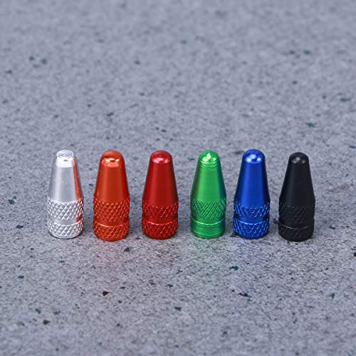 Alasum 6 Pcs Tapones de Válvula para Bicicleta miniatura 5