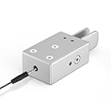 Tumd CW Paddle CW Key Handheld Tapper Key Modern Morse Double Foot (Silver)