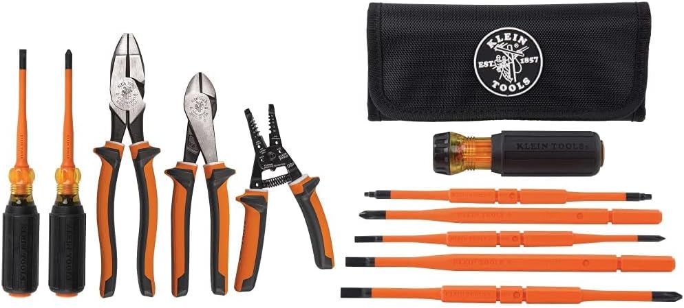 Klein Tools Insulated Screwdriver Sets with Pliers and Wire Stripper