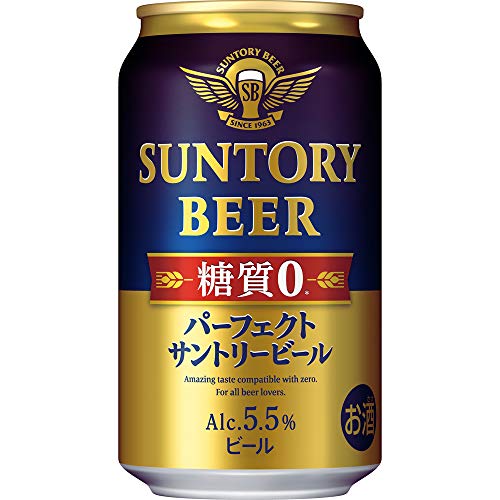 【ビールど真ん中のおいしさと糖質0を両立】 パーフェクトサントリービール [ 350ml×24本 ]