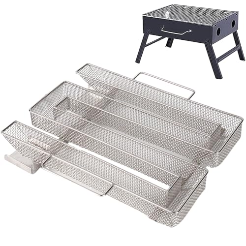 Ahumador en frío - Laberinto en para ahumador en frío de acero inoxidable | Accesorios para barbacoa Ahumador frío o caliente para salmón ahumado, queso y cerdo