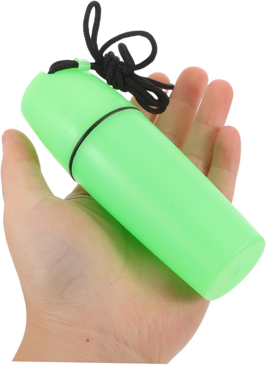 Toddmomy 3pcs Waterproof Watertight Dry Box Storage Containers, Green Plastic Sealing Canisters for Beach, Kayaking, Snorkeling, and Diving Outdoor Water Sports