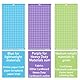 3 Pack Schneidematte für Cricut Explore One/Air/Air 2/Maker,61x30.5cm,Vielzahl Matten Quilten Schneidematte für Cricut,Schneideunterlage Basteln, Klebriges Flexibles Rutschfeste