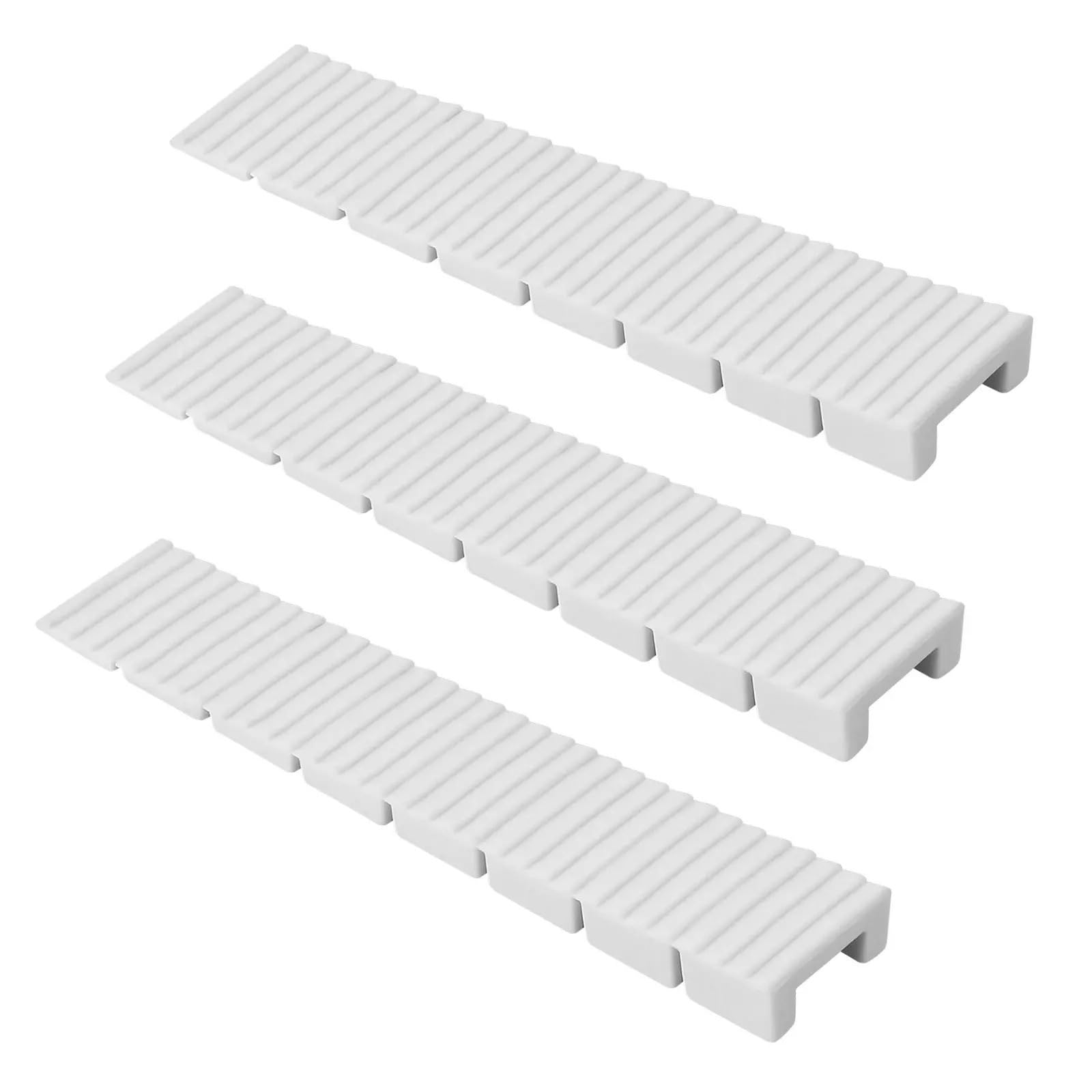 Furniture Levellers 20Pcs Furniture Height Adjustment Shims Plastic Leveling Wedges For Table Cabinet Chair Anti Slip Levelers