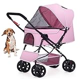 VENTILATION MULTI-FENÊTRES : Le maillage de notre poussette pour chien assure la circulation de l'air et la visibilité ; sa double fermeture éclair et sa ventilation en maille résistante à l'usure permettent une interaction multidirectionnelle avec les animaux.