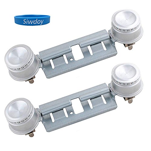 Siwdoy (Pack Of 2) Wb16K10026 Double Burner Kit Compatible With General Electric Range Assembly Wb29K17 Ap2633210 Ps232404 #TOP4