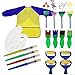 Produktbild Schwamm Malerei Pinsel Set, Centtechi 18 Stück Sponge Paint Brush Set Art Craft DIY Zeichnen Pinsel-Set mit Palette und Schürze Malerei Werkzeuge für Kinder Early Learning Puzzle Spielzeug