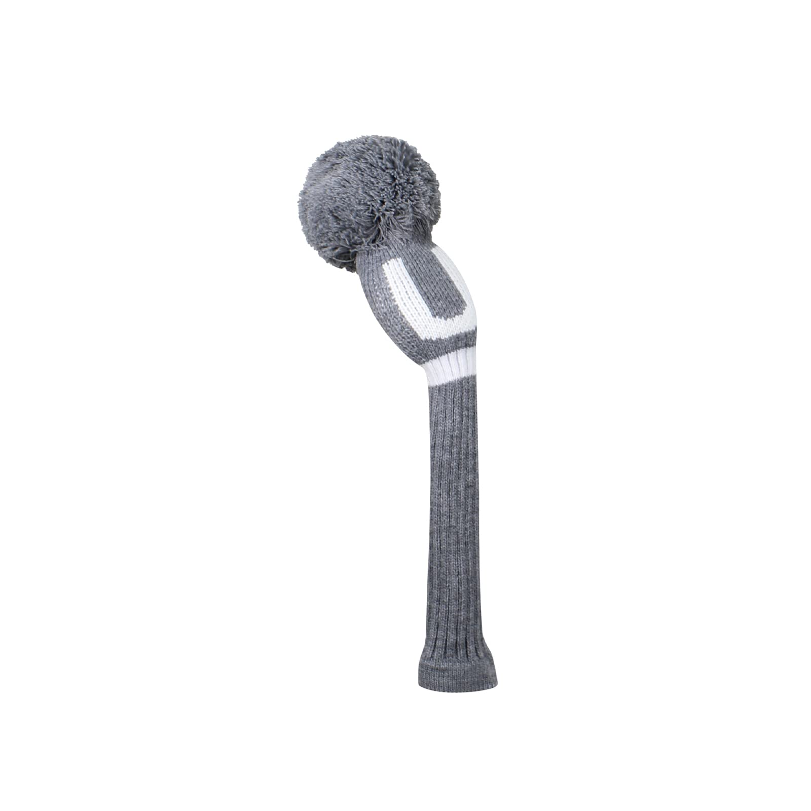 Scott Edward Grey Knit Golf Club Cover for Woods and Driver Head Covers Protect Driver Wood(460cc) Fairway Wood and Hybrid/UT Set with Big Number (1 Letter U) — image 1