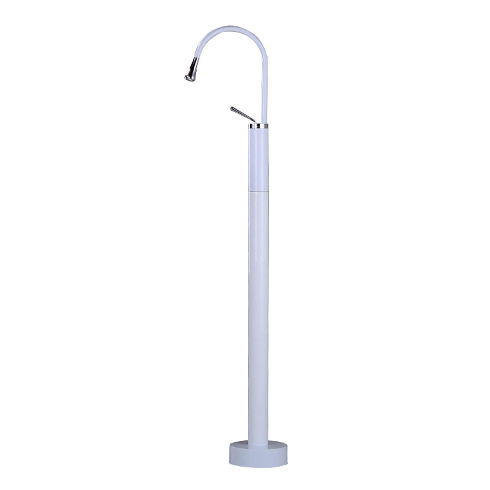 Robinet de remplissage de baignoire design goutte blanc - 6