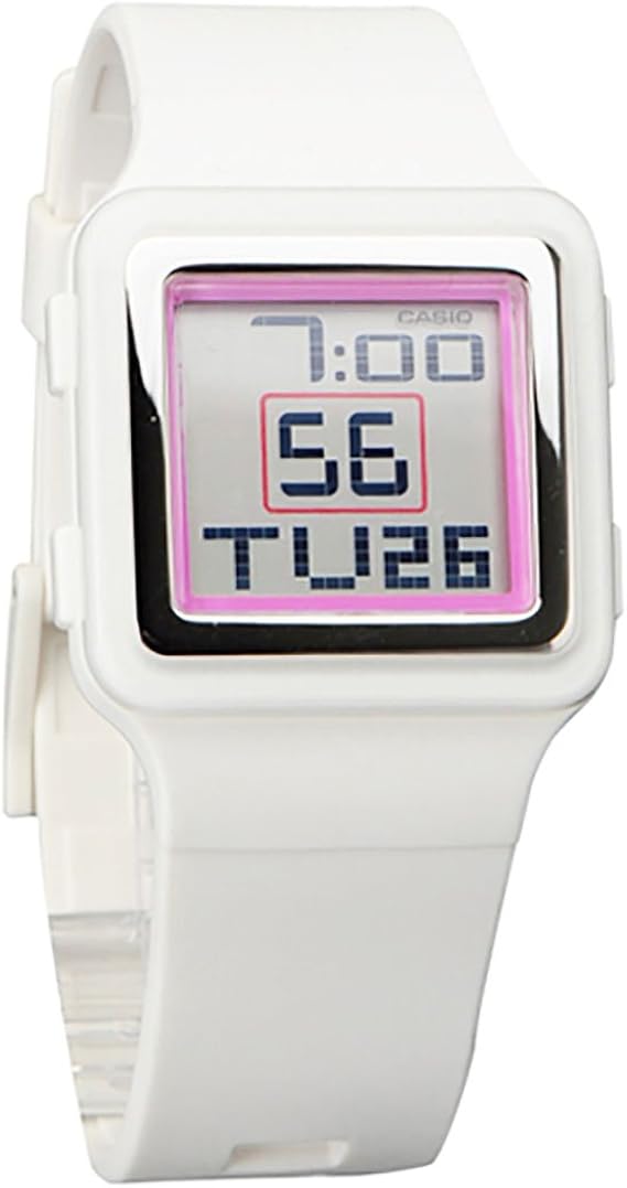Amazon Casio カシオ デジタル ポップトーン ホワイト 樹脂 グレー ダイヤル レディース 腕時計 Ldf 7av レディース腕時計 腕時計 通販