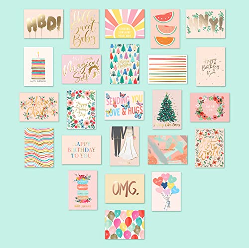 Sweetzer & Orange All Occasion Cards Assortment Box. Set Of 100 Assorted Greeting Cards For All Occasions With Greeting Card Organizer Card Box. 17 Types Of Note Cards Incl Blank Cards With Envelopes #TOP5