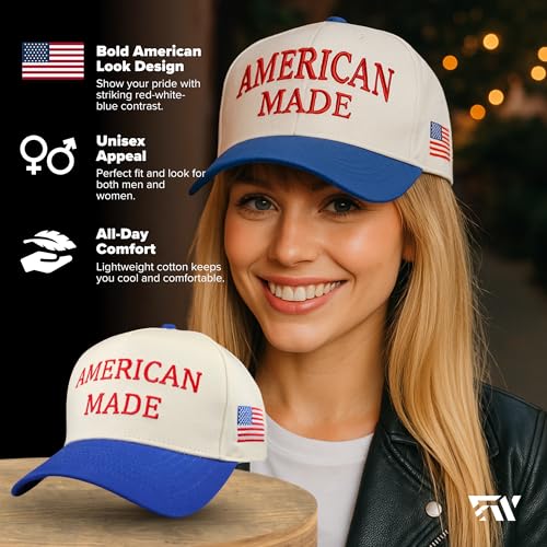 Image of Country Trucker Hat - Western Snapback Baseball Cap - Vintage Embroidered Hat for Men & Women