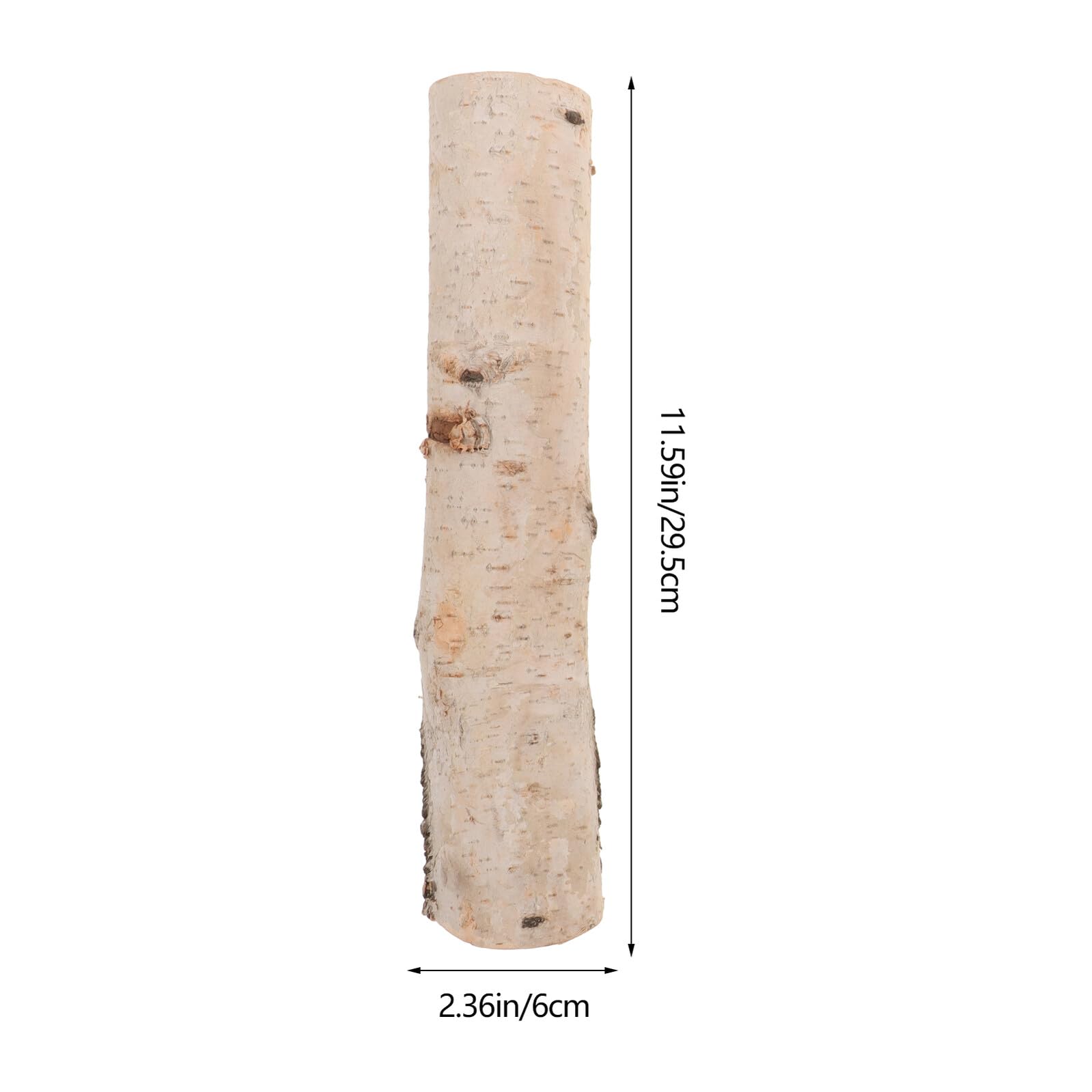 ABOOFAN Tronchi di Betulla Naturale Facili da Maneggiare 4 in Legno per Decorazioni Artigianali per DIY e Decorazioni Natalizie