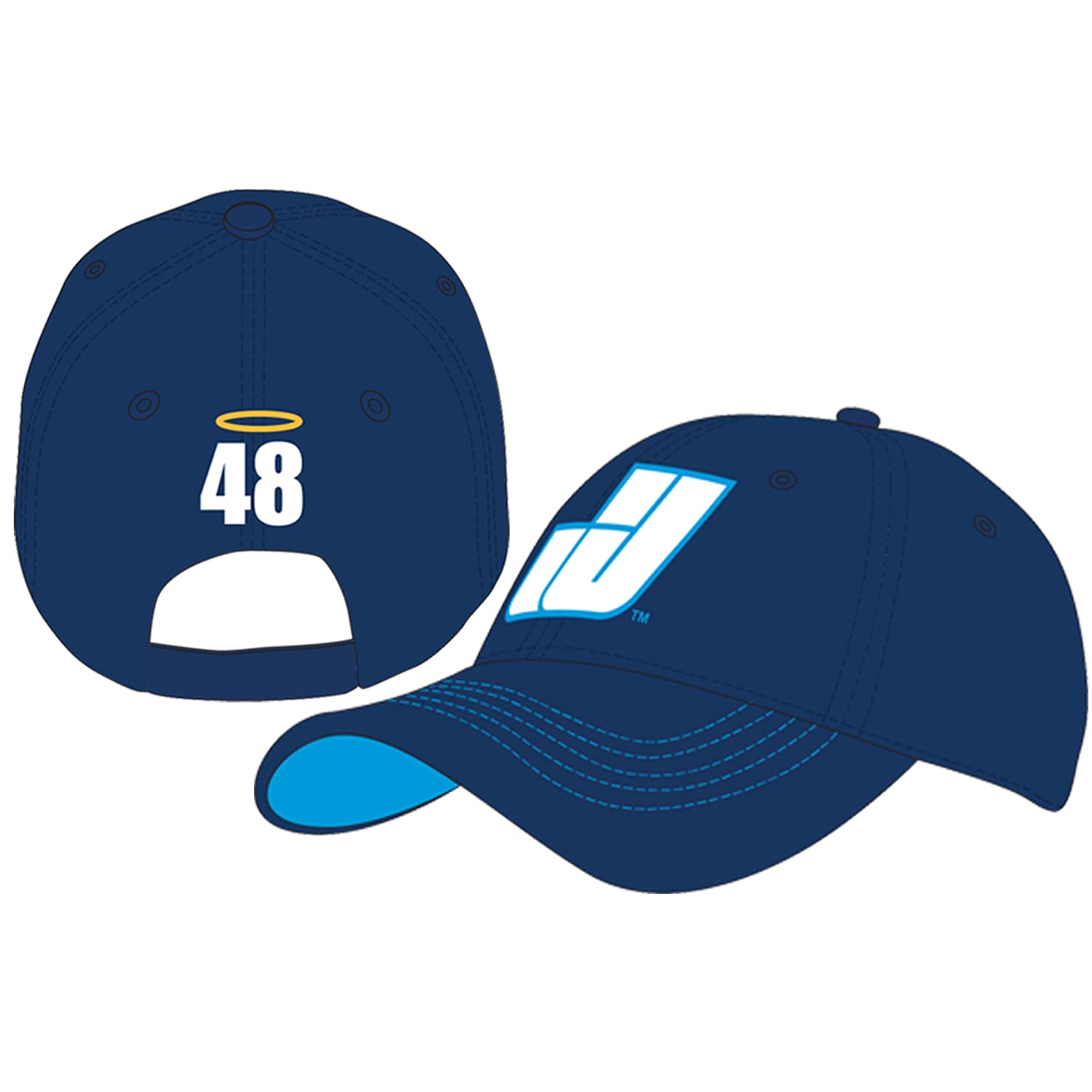 Jimmie Johnson #48 Carvana IndyCar Chip Ganassi Racing Blue Structured Hat